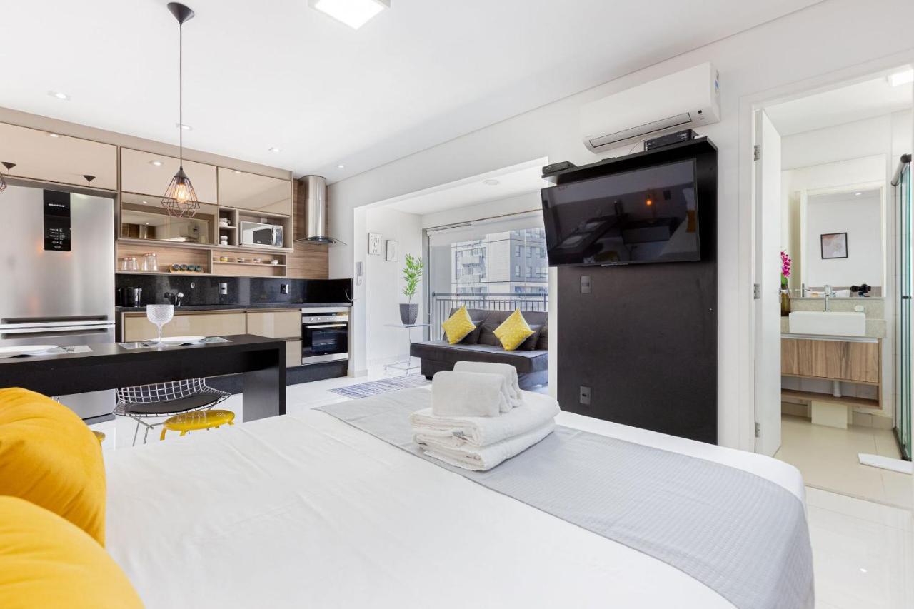Easy Star - Studio Amplo E Confortavel No Campo Belo - Np01G Apartman São Paulo Kültér fotó